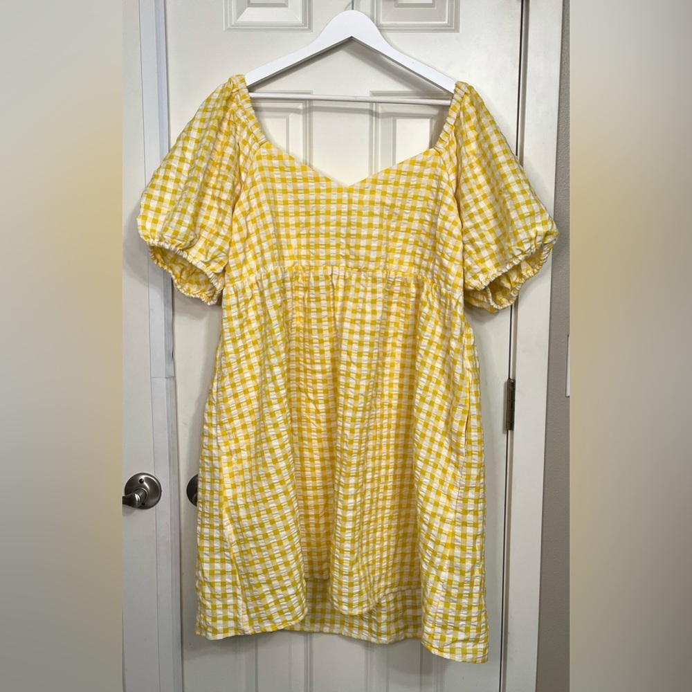 Old Navy Gingham Mini Dress NWT